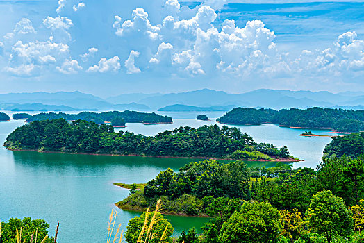 浙江千岛湖山水风光