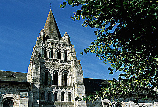 法国,卢瓦尔河地区,缅因与卢瓦省,教堂