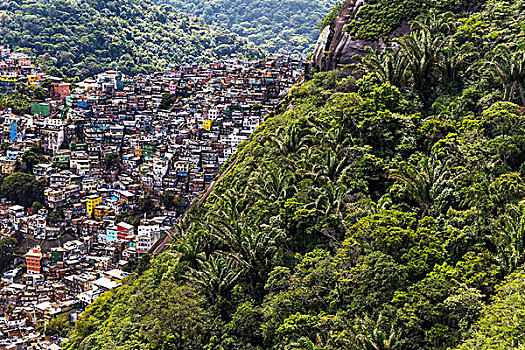 俯拍,哈辛涅,里约热内卢,巴西