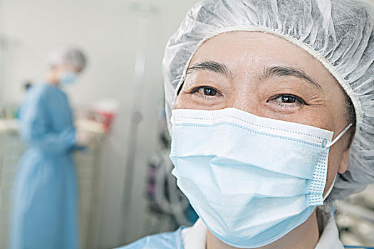 头像,外科,手术口罩,手术帽,手术室
