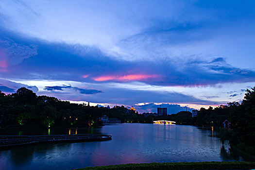 江门,城市,夜景