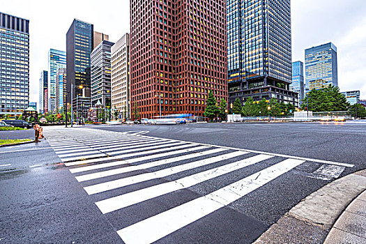 交通,途中,交叉,市区,东京