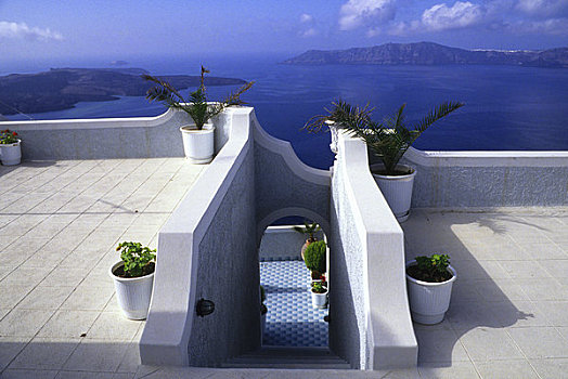 希腊,锡拉岛,建筑