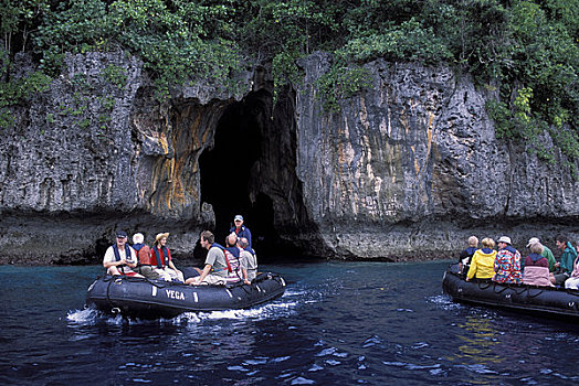 汤加,岛屿,黄道十二宫,旅游,探索,洞穴