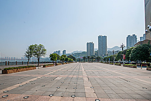 重庆市城区南岸滨江路观景平台