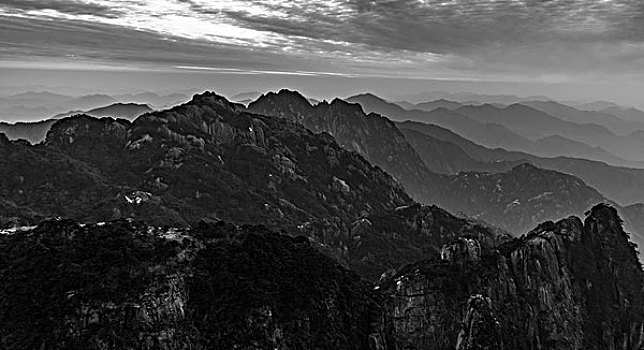 漂亮,风景,黄山,中国