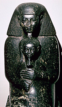 埃及人,小雕像,公主,公元前14世纪,艺术家,未知