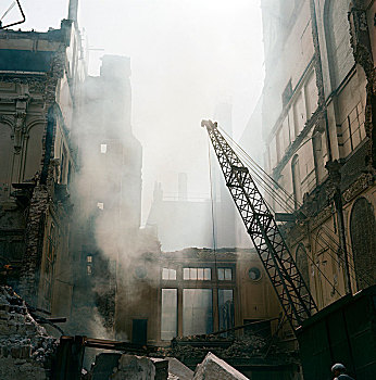毁坏,建筑,伦敦,60年代,艺术家