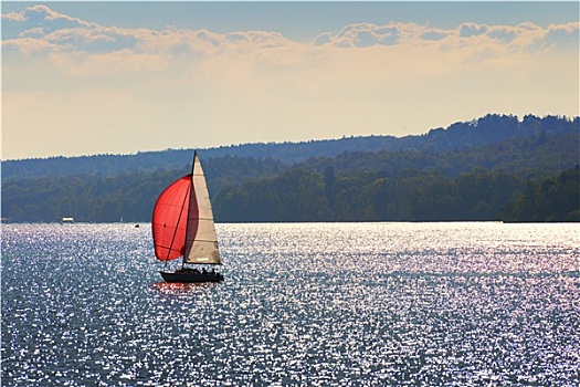 帆船,施塔恩贝格湖