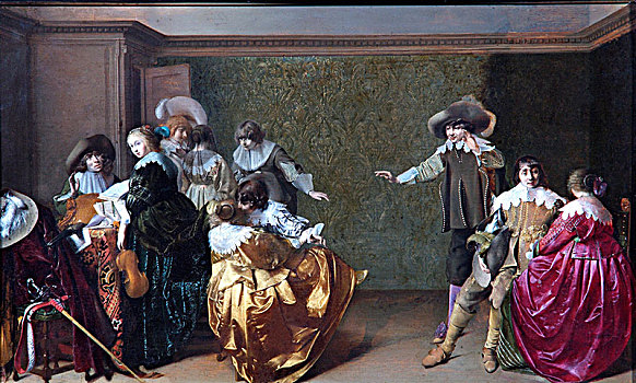 音乐,聚会,17世纪,艺术家