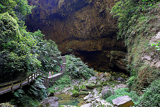 武隆龙水峡地缝