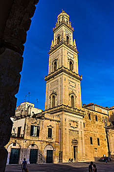 钟楼,大教堂,圣母玛利亚,普利亚区,意大利