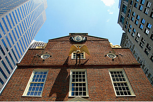 老州议会建筑,波士顿,马萨诸塞,美国