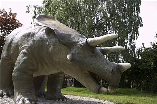 恐龙,园艺,展示,2007年,德国