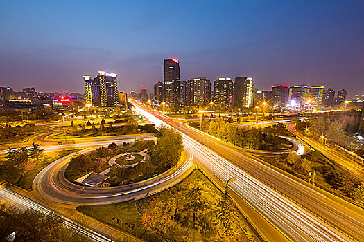 北京城市夜景