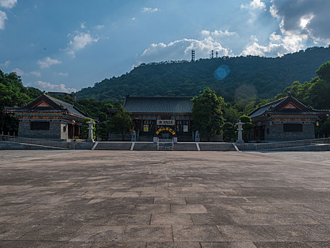 惠州西湖高榜山景区三大殿景观
