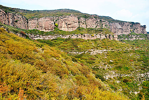 山西宁武石家庄镇秋景