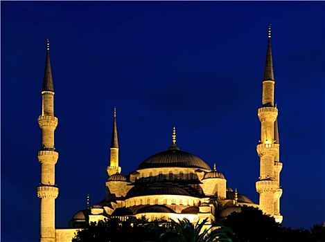 蓝色清真寺,喷泉