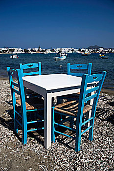 桌子,椅子,海洋