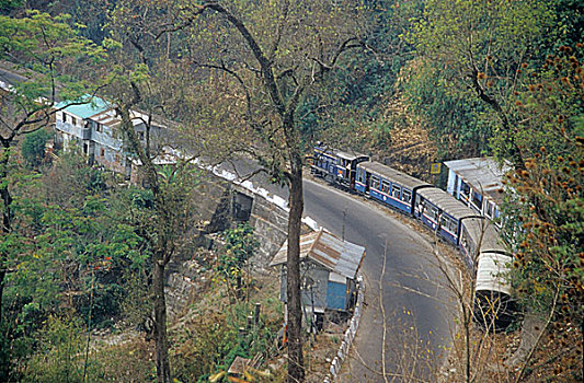 火车站,大吉岭,喜玛拉雅,铁路,联合国教科文组织,文化遗产,奖,1999年,印度