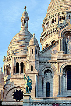 法国,巴黎,山,蒙马特尔,圣心堂,建筑细节