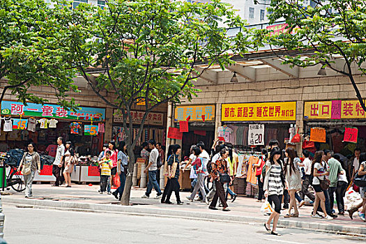 道路,购物街,广州,中国