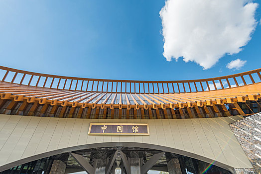 2019中国北京世园会中国馆的园林建筑