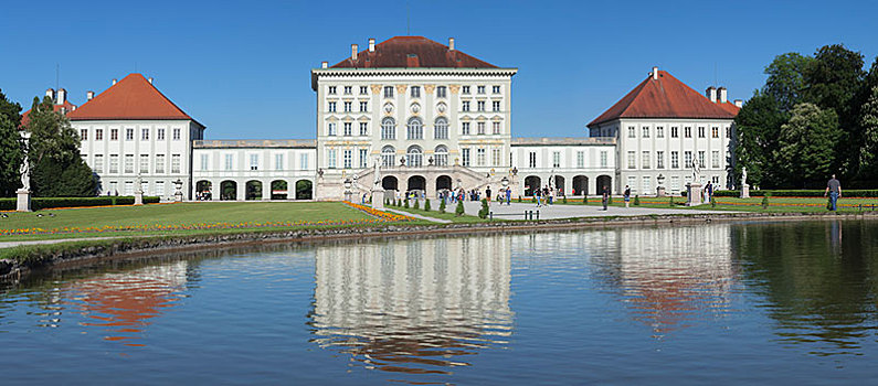 宁芬堡,宫殿,慕尼黑,上巴伐利亚,德国,欧洲