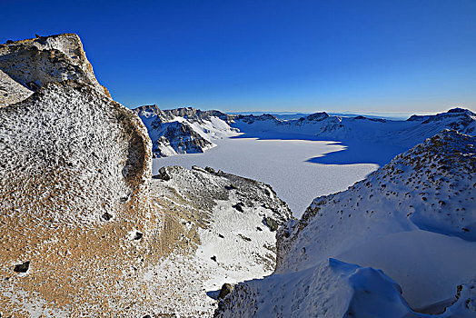 冰雪长白山天文峰