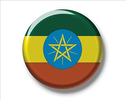扣,旗帜,埃塞俄比亚