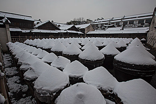 乌镇雪景