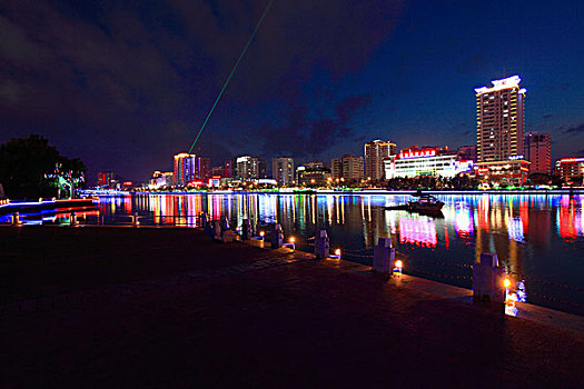 海南省三亚市夜景