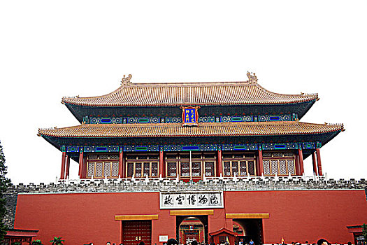 北京故宫北门