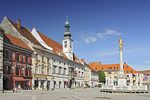 市政厅,纪念建筑,马里博尔,大广场,斯洛文尼亚