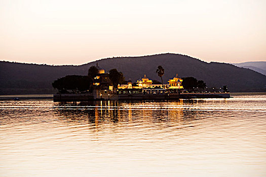 酒店,湖,湖上皇宫,皮丘拉,乌代浦尔,拉贾斯坦邦,印度