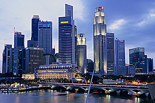 新加坡,中央商务区,天际线