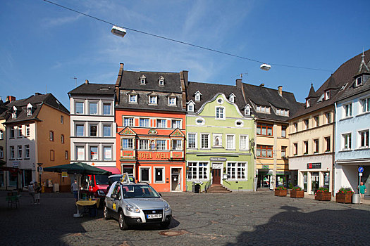 市场,历史,连栋房屋,莱茵兰普法尔茨州,德国