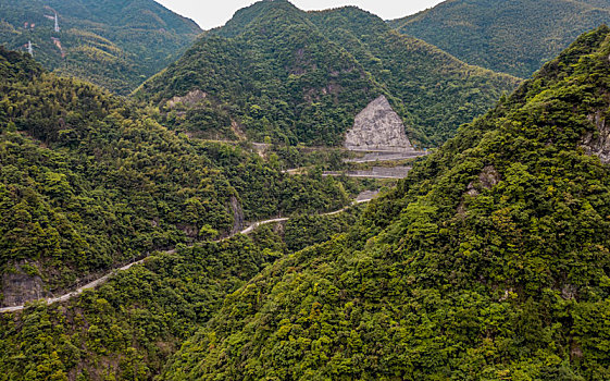 台州,黄岩,布袋山,石人峡山里的风光