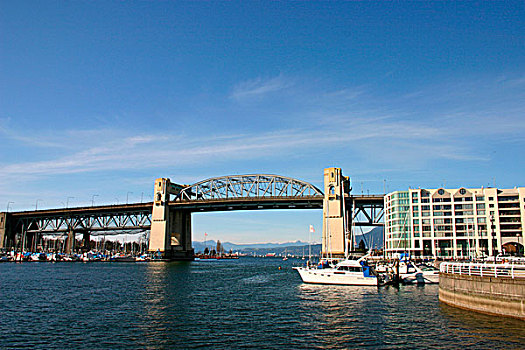 桥,温哥华,地标
