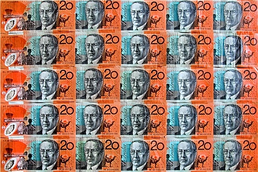 澳大利亚,20美元,钞票