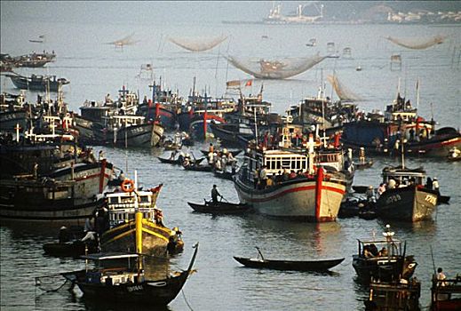 打渔船队,岘港,越南