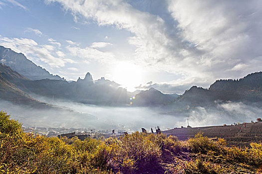 甘肃扎尕那美景