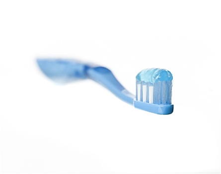 蓝色,牙刷