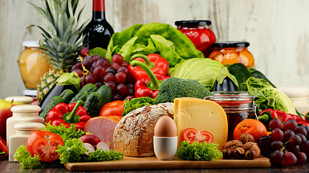 有机食品,蔬菜,水果面包,乳业,肉