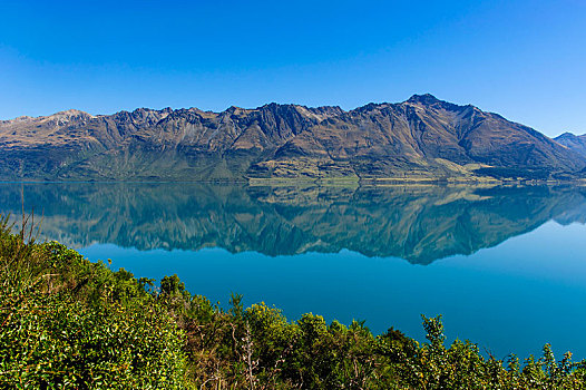 湖,皇后镇,南岛,新西兰,大洋洲
