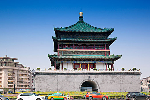 中国陕西西安钟楼