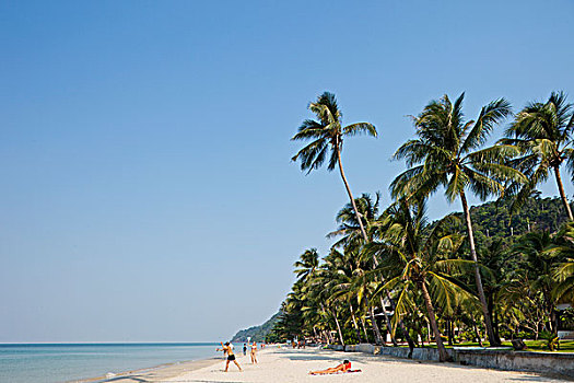泰国,省,白沙,海滩