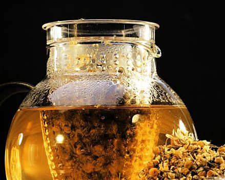 甘菊茶,玻璃罐