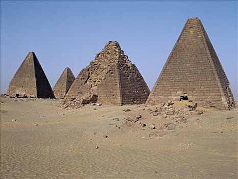 古老,金字塔,墓地,法老,国王,英国,使用,时间,埃及