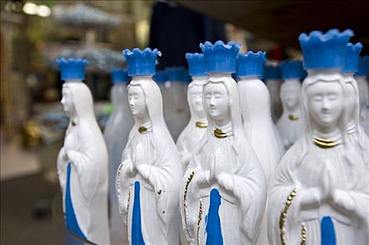圣母玛利亚,形状,神圣,水,纪念品,卢尔德,法国,欧洲